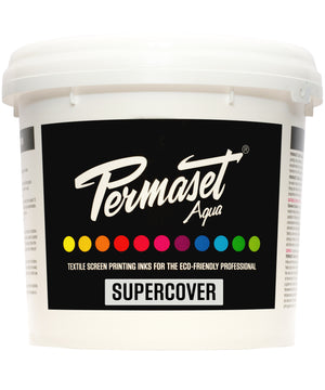 PERMASET SUPERCOVER water-based opaque screen printing inks for dark fabrics